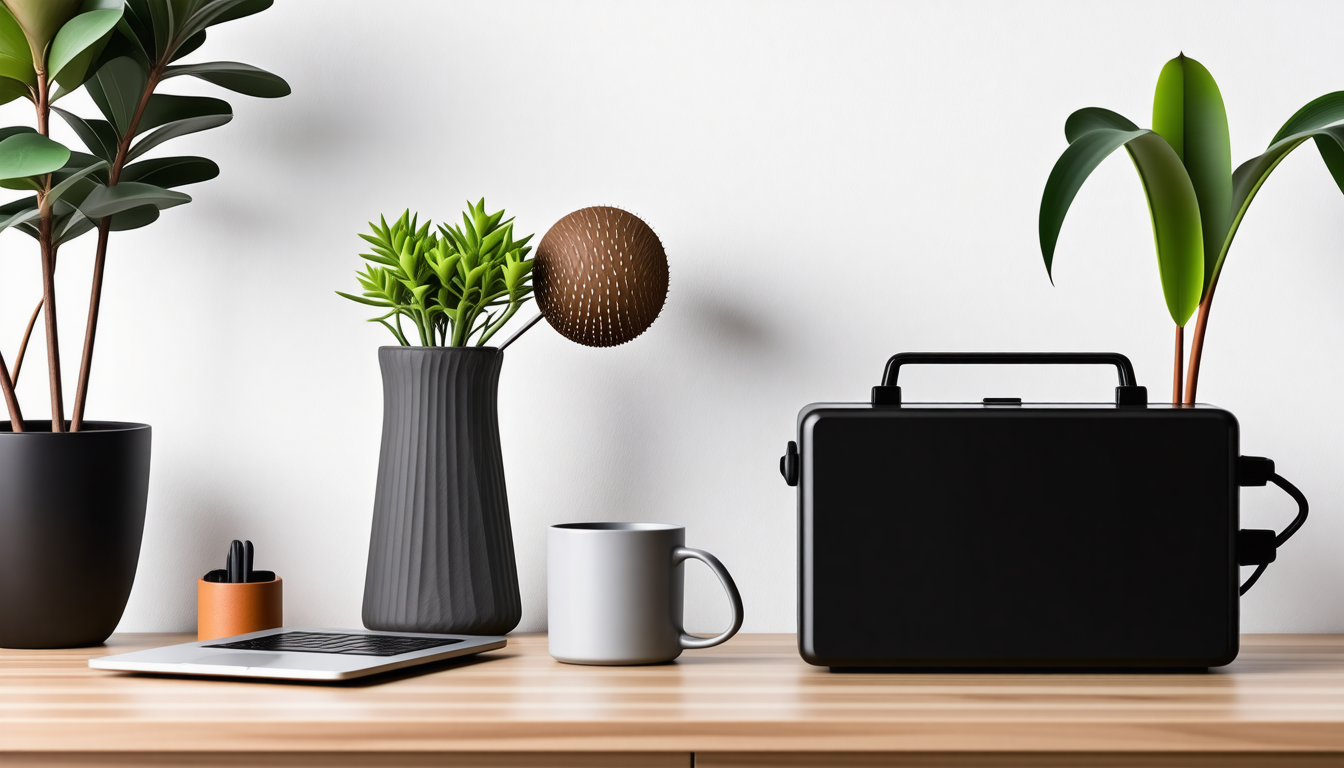 A tidy modern home interior with a battery backup powering everyday d… for battery reconditioning meaning