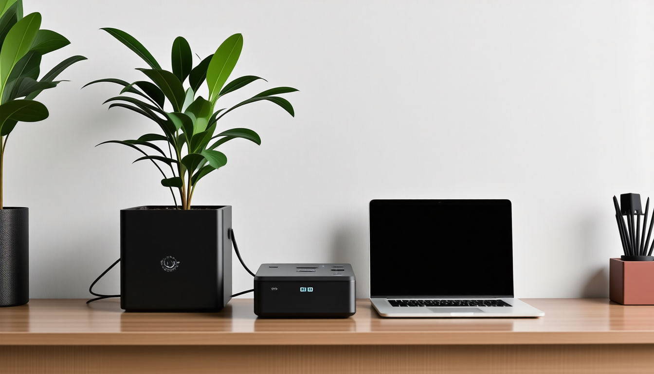A tidy modern home interior with a battery backup powering everyday d… for battery restore solution